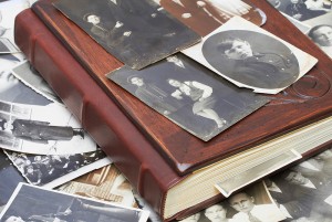 Old Photos on top of Photo Album 1000px